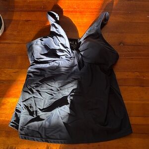 Black Women’s Tankini Swim Top - Classic Black